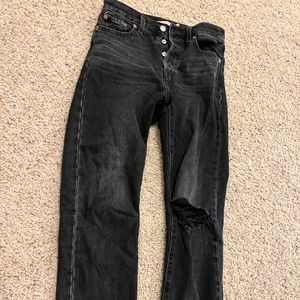 Levi wedgie straight jeans
